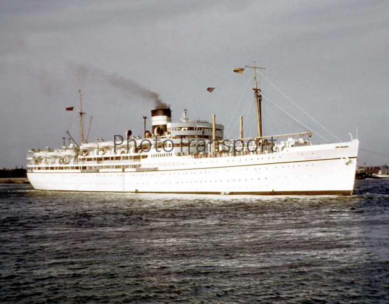 The Dunera in her British India colours as a school ship. Photo: PhotoTransport