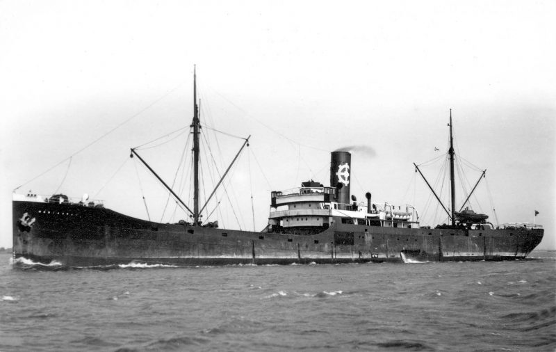 The 4,191grt Montauban was built in 1920 by Forth Shipbuilding at Alloa. On 9th January 1940 she was wrecked on Saltscar Rocks, Redcar while on a voyage from the Tyne to Marseilles.