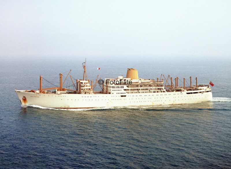 The last of the trio was the Arlanza delivered on 23rd September 1960. Photo: Fotoflite