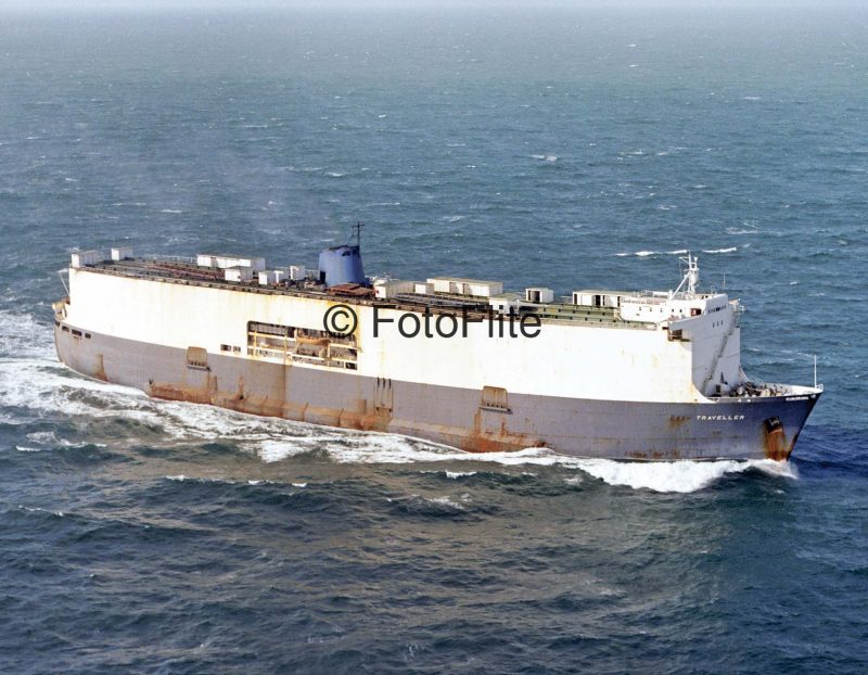 The Aragon in her final days as Traveller just prior to being broken up. Photo: Fotoflite