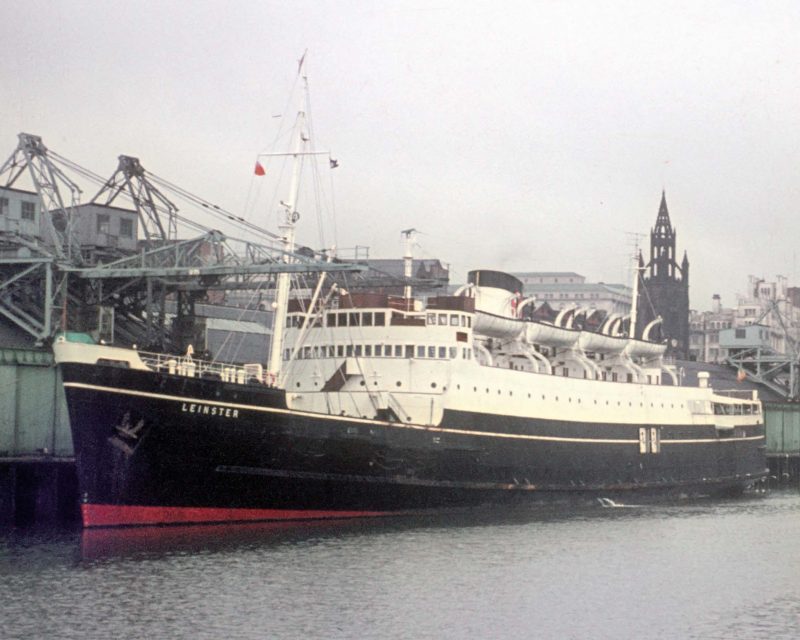 The 4,115grt Leinster of B&I Steam Packet Co. at Liverpool in 1967. She was built in 1948 by Harland & Wolff at Belfast. In 1969 she was sold to Med Sun Lines and renamed Aphrodite. On 11th October 1987 she arrived at Aliaga to be broken up by Verel Gemi Sokum Ticaret AS.