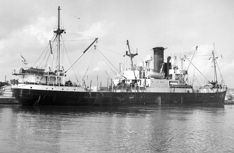 The 2,890grt Empire Jessica as Loris. She was built in 1943 by Ailsa Shipbuilding at Troon for the British Government. In 1945 she sailed for the French Government as Joseph Blot. In 1948 she moved to Etablissements Odon de Lubersac of Rouen without changing her name. In 1954 she joined Armement L.Mazzella & Cie. as Leon Mazzella, and in 1960 she moved to Loris Cia Naviera SA as Loris. In 1967 she was sold to Cia Maritima Santa Barbara SA and renamed Agia Varvara. She was broken up by Mehmet Ihsan Unalp Sisli at Izmir in April 1974.