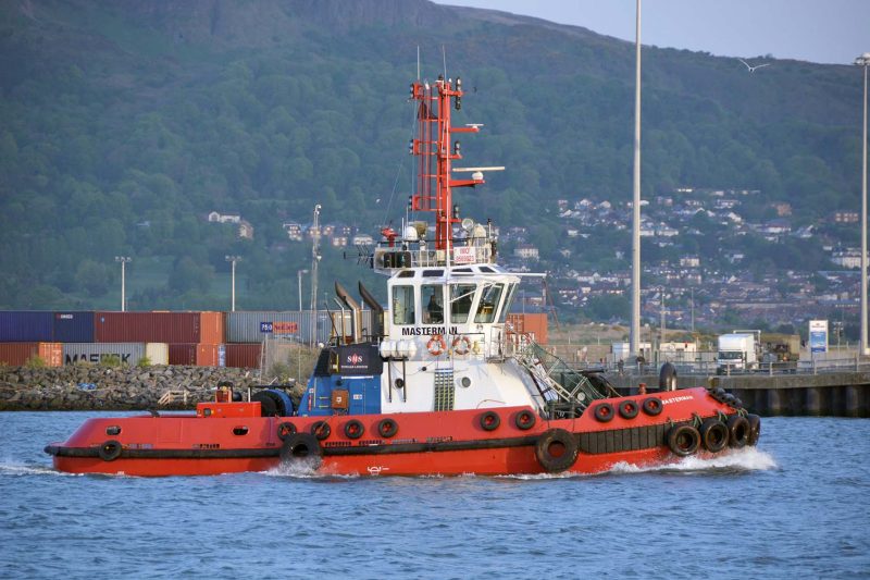 The 196gt tug Masterman of SMS Towage.